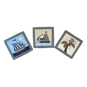 Nojo Baby Nursery Kids plush wall nautical decor